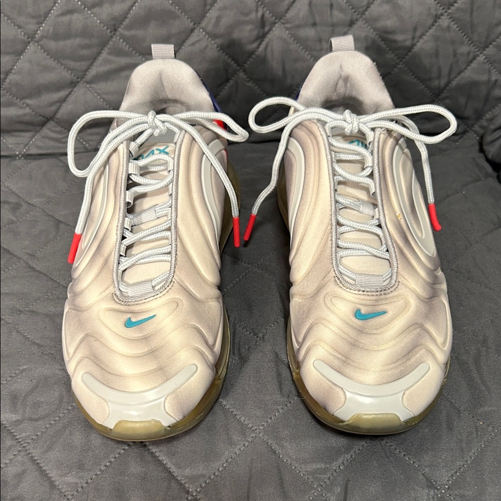 Nike Air Max Metallic Silver with Red Highlights
